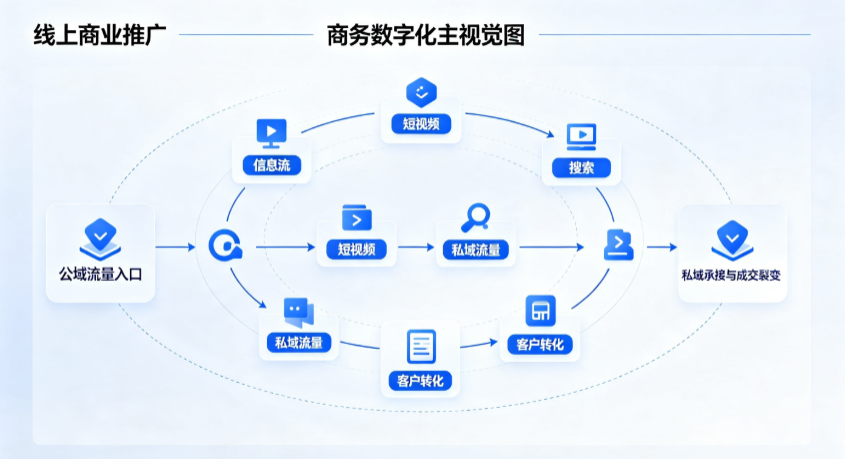 衡阳县线上商业推广怎么做？全域流量闭环搭建与低成本转化实战指南